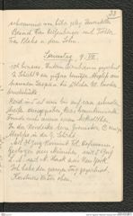 Seite 35, Tagebuch "Willendorf | Grabung 1927" (NHMW-PRAE-BBB-37)